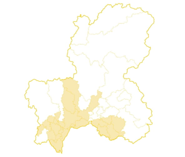 岐阜の地図