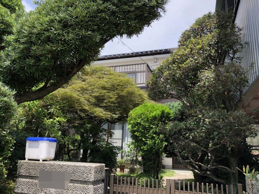 愛知県の外壁塗装工事の塗装後の全体写真