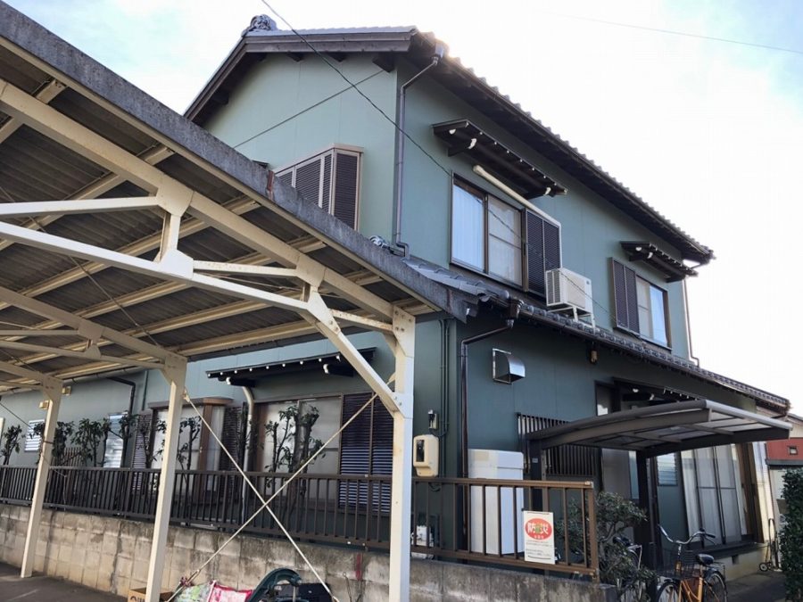 愛知県の外壁塗装工事の塗装後の全体写真