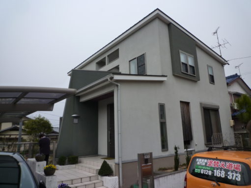 名古屋市守山区Ｓ様邸　外壁塗装工事 アイチャッチ