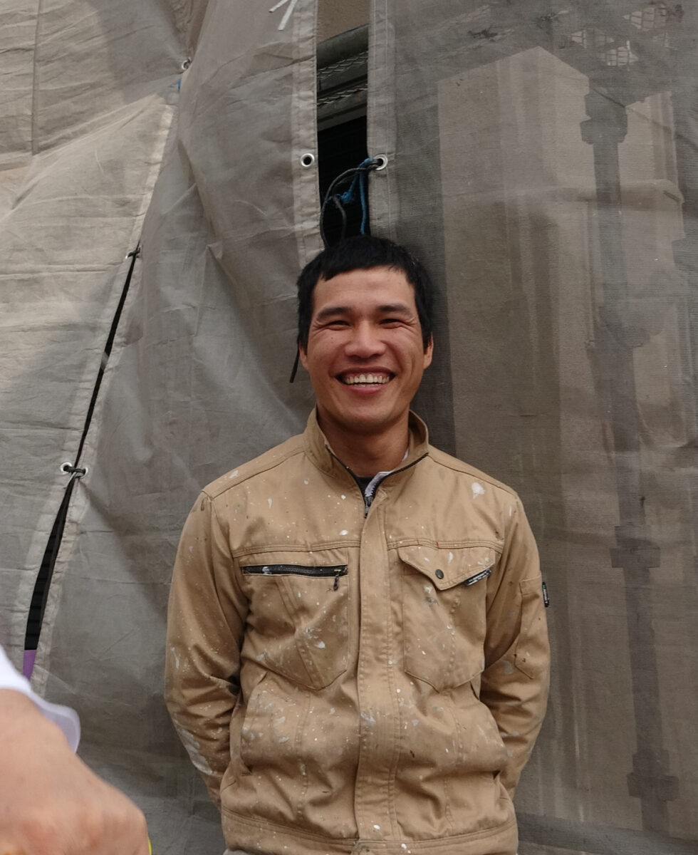 ベトナム人　実習生代表　ブゥ　チュン　ター アイチャッチ
