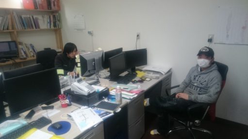 鳥避けネットの施工 アイチャッチ